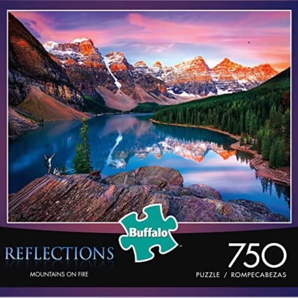 Buffalo Games - Mountains on Fire - 750 Piece Jigsaw Puzzle - Picture 5 of 6